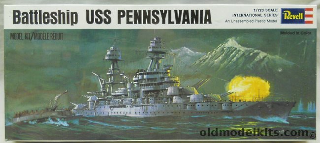 Revell 1/720 Battleship USS Pennsylvania, H486 plastic model kit